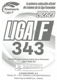 2022-23 Panini Finetwork Liga F #343 Mapi Vilas Back