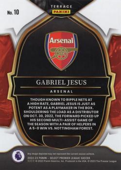 2022-23 Panini Select Premier League #10 Gabriel Jesus Back