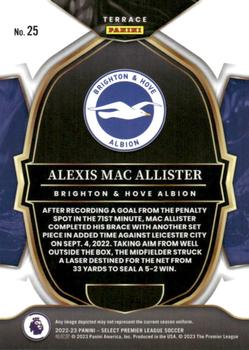 2022-23 Panini Select Premier League #25 Alexis Mac Allister Back