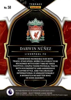 2022-23 Panini Select Premier League #58 Darwin Nunez Back