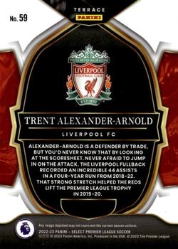 2022-23 Panini Select Premier League #59 Trent Alexander-Arnold Back