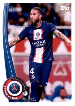 2022-23 Topps Paris Saint-Germain Fan Set #PA-2 Sergio Ramos Front