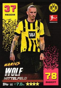 2022-23 Topps Match Attax Bundesliga Extra #502 Marius Wolf Front