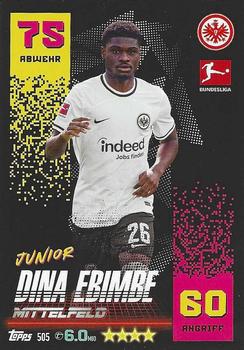 2022-23 Topps Match Attax Bundesliga Extra #505 Junior Dina Ebimbe Front