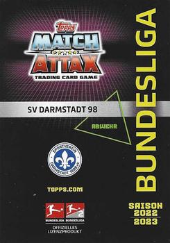 2022-23 Topps Match Attax Bundesliga Extra #599 Matthias Bader Back