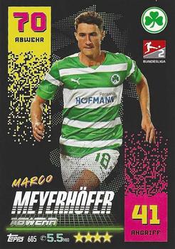 2022-23 Topps Match Attax Bundesliga Extra #605 Marco Meyerhofer Front