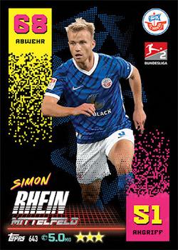 2022-23 Topps Match Attax Bundesliga Extra #643 Simon Rhein Front