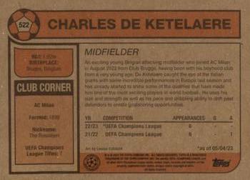 2023 Topps Living UEFA Club Competitions #522 Charles De Ketelaere Back