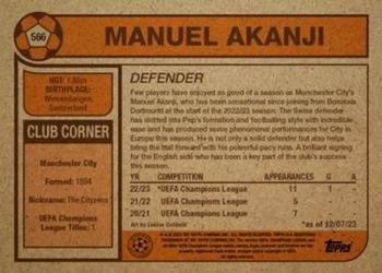 2023 Topps Living UEFA Club Competitions #566 Manuel Akanji Back