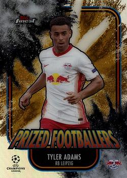 2020-21 Finest UEFA Champions League - Prized Footballers Fusion Black/Gold #PFF-TA Tyler Adams Front