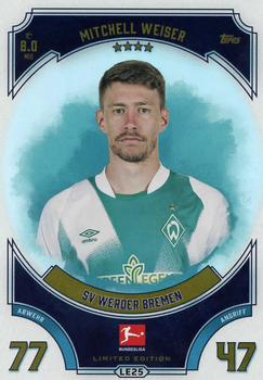 2022-23 Topps Match Attax Bundesliga Extra - Limited Edition #LE25 Mitchell Weiser Front