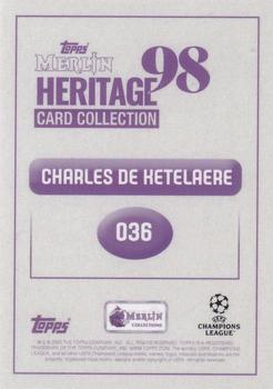 2022-23 Merlin Heritage 98 UEFA Club Competitions #036 Charles De Ketelaere Back