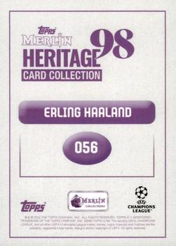 2022-23 Merlin Heritage 98 UEFA Club Competitions #056 Erling Haaland Back