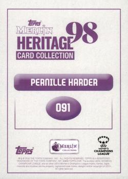 2022-23 Merlin Heritage 98 UEFA Club Competitions #091 Pernille Harder Back