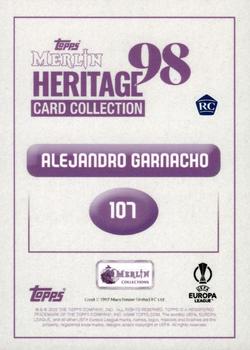 2022-23 Merlin Heritage 98 UEFA Club Competitions #107 Alejandro Garnacho Back