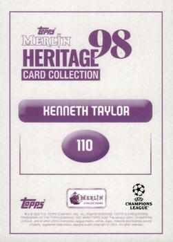 2022-23 Merlin Heritage 98 UEFA Club Competitions #110 Kenneth Taylor Back