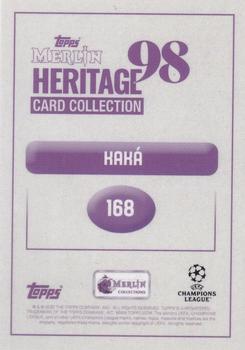 2022-23 Merlin Heritage 98 UEFA Club Competitions #168 Kaka Back