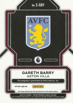 2022-23 Panini Prizm Premier League - Signatures Prizms Choice #S-GBY Gareth Barry Back