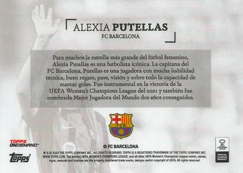 2022-23 Topps Simplicidad UEFA Club Competitions #NNO Alexia Putellas Back
