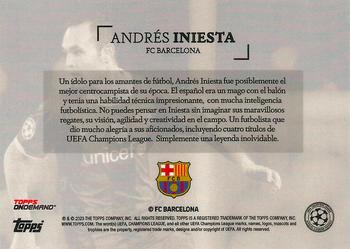 2022-23 Topps Simplicidad UEFA Club Competitions #NNO Andres Iniesta Back