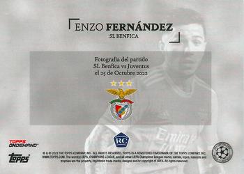 2022-23 Topps Simplicidad UEFA Club Competitions #NNO Enzo Fernandez Back