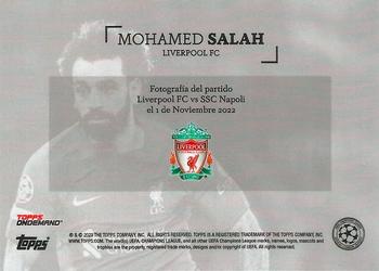 2022-23 Topps Simplicidad UEFA Club Competitions #NNO Mohamed Salah Back