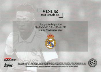 2022-23 Topps Simplicidad UEFA Club Competitions #NNO Vini Jr Back