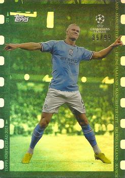 2022-23 Topps Simplicidad UEFA Club Competitions - Green #NNO Erling Haaland Front