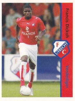 2006-07 Plus Eredivisie Stickers #244 Francis Dickoh Front