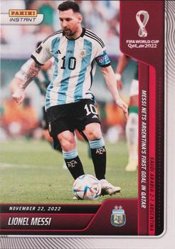 2022 Panini Instant FIFA World Cup Qatar #39 Lionel Messi Front