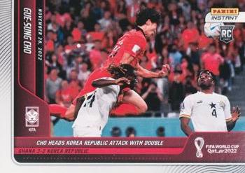2022 Panini Instant FIFA World Cup Qatar #63 Gue-Sung Cho Front
