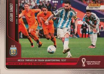 2022 Panini Instant FIFA World Cup Qatar #101 Lionel Messi Front