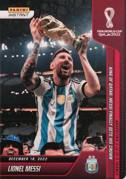 2022 Panini Instant FIFA World Cup Qatar #118 Lionel Messi Front