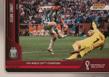 2022 Panini Instant FIFA World Cup Qatar #130 Lionel Messi Front