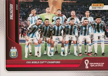 2022 Panini Instant FIFA World Cup Qatar #131 Argentina Front