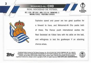 2022-23 Topps UEFA Club Competitions #3 Mohamed-Ali Cho Back