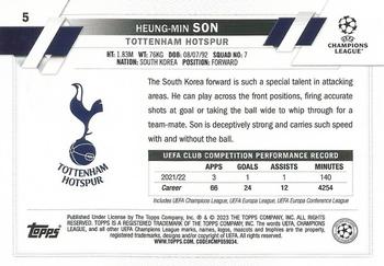 2022-23 Topps UEFA Club Competitions #5 Heung-min Son Back