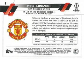 2022-23 Topps UEFA Club Competitions #8 Bruno Fernandes Back