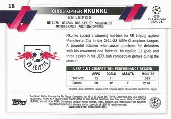 2022-23 Topps UEFA Club Competitions #18 Christopher Nkunku Back