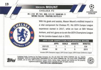 2022-23 Topps UEFA Club Competitions #19 Mason Mount Back