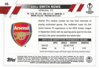 2022-23 Topps UEFA Club Competitions #55 Emile Smith Rowe Back