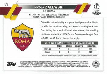 2022-23 Topps UEFA Club Competitions #59 Nicola Zalewski Back