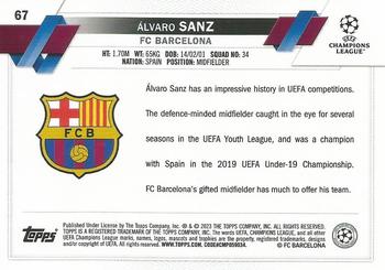 2022-23 Topps UEFA Club Competitions #67 Álvaro Sanz Back