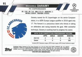 2022-23 Topps UEFA Club Competitions #81 Mohamed Daramy Back
