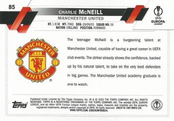 2022-23 Topps UEFA Club Competitions #85 Charlie McNeill Back