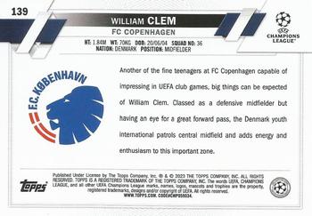 2022-23 Topps UEFA Club Competitions #139 William Clem Back