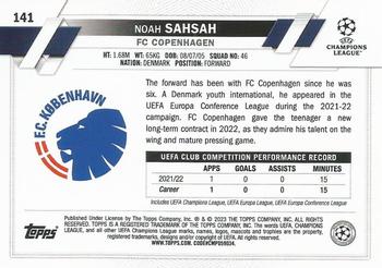 2022-23 Topps UEFA Club Competitions #141 Noah Sahsah Back