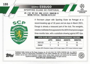 2022-23 Topps UEFA Club Competitions #155 Dário Essugo Back