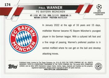 2022-23 Topps UEFA Club Competitions #174 Paul Wanner Back
