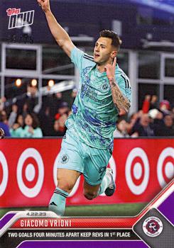2023 Topps Now MLS - Purple #79 Giacomo Vrioni Front